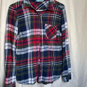 Maurices plaid button up